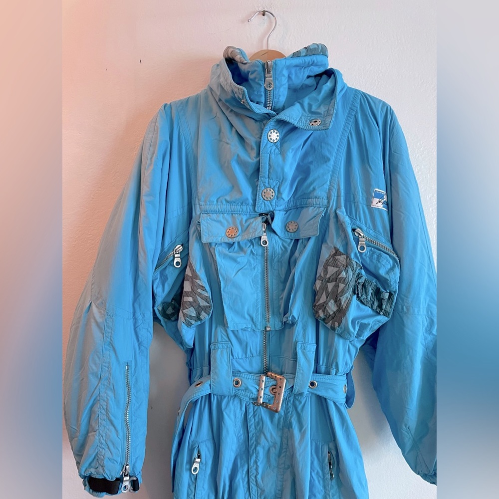 HIGH SOCIETY Vintage Belted Snowsuit